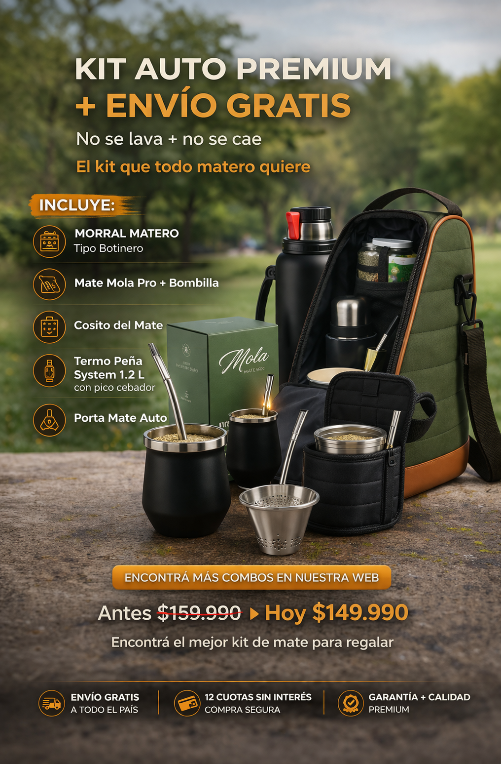 kit auto premium + envÃo gratis